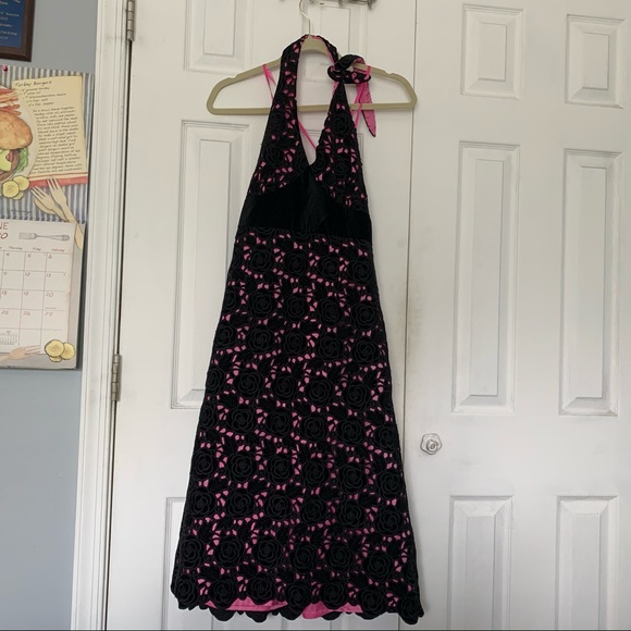 Lilly Pulitzer - Velvet Rose Halter Midi Dress - Picture 2 of 5